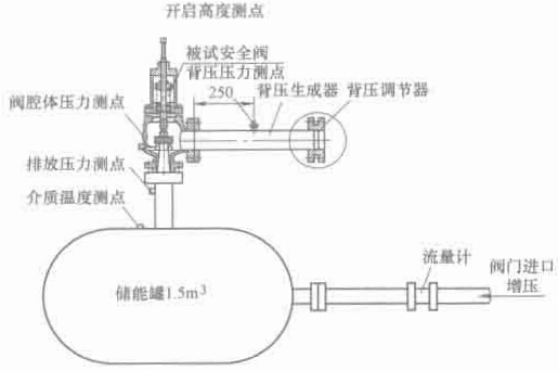 图 1-9 安全阀背压试验系统